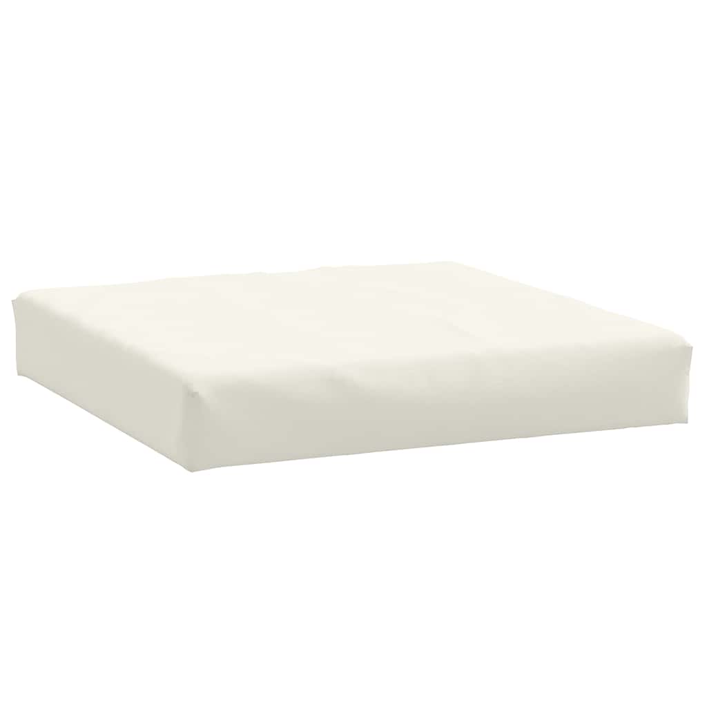 Pallet Cushion Melange Cream 60 x 60 x 9.5 cm Fabric