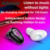 Новые Bluetooth-наушники Мини-невидимые немигающие беспроводные наушники-вкладыши с длительным сроком службы и шумоподавлением