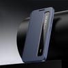 Кожаный чехол Samsung Galaxy S26 Ultra с окном Smart View, темно-синий