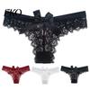 Stretchy Lace Underwear Women's Sexy Sheer Thong, Cheeky See Through Underwear, Skin-friendly Thong High Waist T Back Stretch Panties with Bow Women