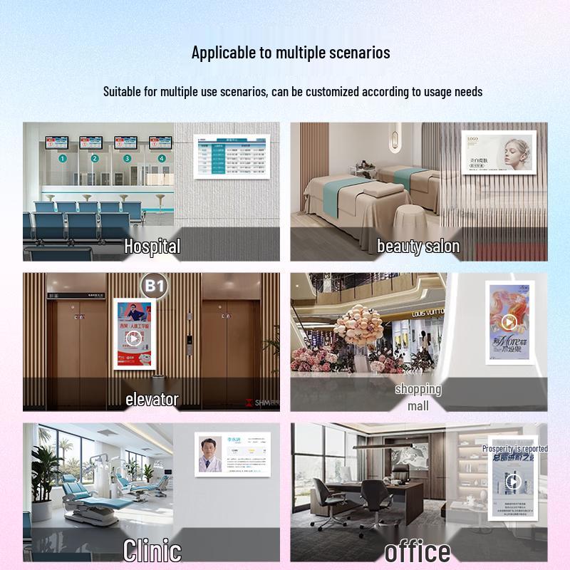 Integrated Digital Display for Hospital & Commercial Use CN plug (adapter included)