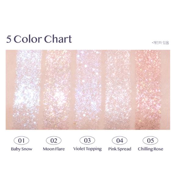 Clio [Cotton Candy Land Edition] Жидкие блестки Moonglass (5 вариантов)