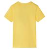 T-shirt pour enfants avec manches courtes ocre clair 92/104/116/128/140