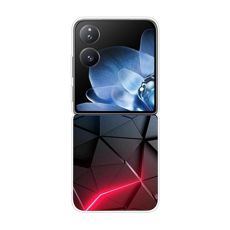 Твердая ПК-накладка для Xiaomi Mix Flip Противоударный чехол для телефона для Mi Mix Flip 5G Ультратонкая задняя прозрачная накладка MixFlip Чехол Coque Funda