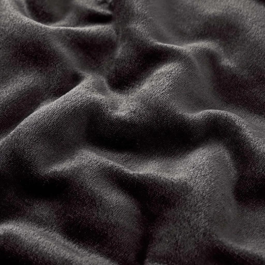 Sherpa Fleece Blanket Throw Black Soft Reversible Thick Plush Blankets Microfiber Winter Bed Blanket for Camping Couch Sofa