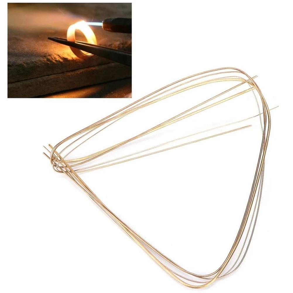 Комплект серебряных сварочных стержней, стержни для пайки для изготовления ювелирных изделий, простой низкотемпературный металлический припой, серебряный сварочный инструмент