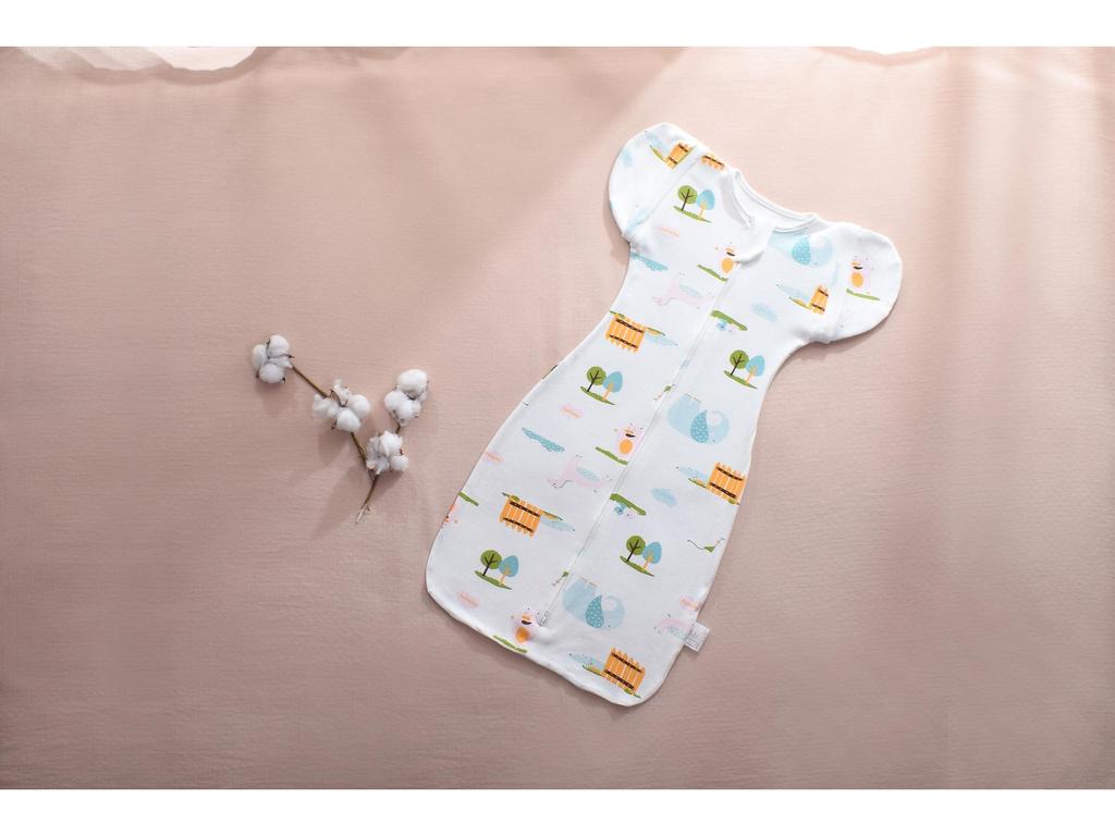 Вязаный хлопковый бионический кокон для младенцев, пеленальное одеяло, обертка