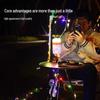 LED Camping Lantern Tent Light & Atmosphere Glow Strip with Measuring Tape Spotlight.