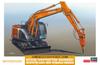 Hasegawa Масштаб Hitachi Construction Machinery Гидравлический экскаватор ZAXIS135US Гидравлический отбойный молоток Модель-конструктор 66109 1/35