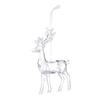 Elk Pendant Acrylic Reindeer Ornament Christmas Tree Clear Deer Dancing Hanging Figurine Xmas Tree Party Supplies
