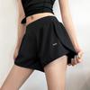 Sports Shorts New Fake Two Running Shorts Quick-drying Anti-light Yoga Pants Pocket Fitness Shorts Women