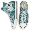 Converse Chuck Taylor All Star Hi Повседневные красочные высокие кеды из парусины Унисекс Белые и зеленые