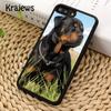 Krajews Rottweiler Dog Soft Phone Case Cover For iPhone 14 5 SE 6s 7 8 Plus X XR XS 11 12 13 Pro Max Samsung Galaxy S21 S22ultra
