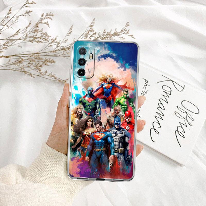 Justice league Phone Case for Motorola Moto E13 E15 E20 E22 E22I E22S E30 E32 E40 E7 E7I G Plus Power Play Stylus G22 G14