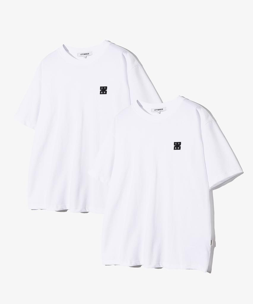 CITYBREEZE [2Pack] Logo Wappen Cool Cotton Round T-Shirt_3 Colors