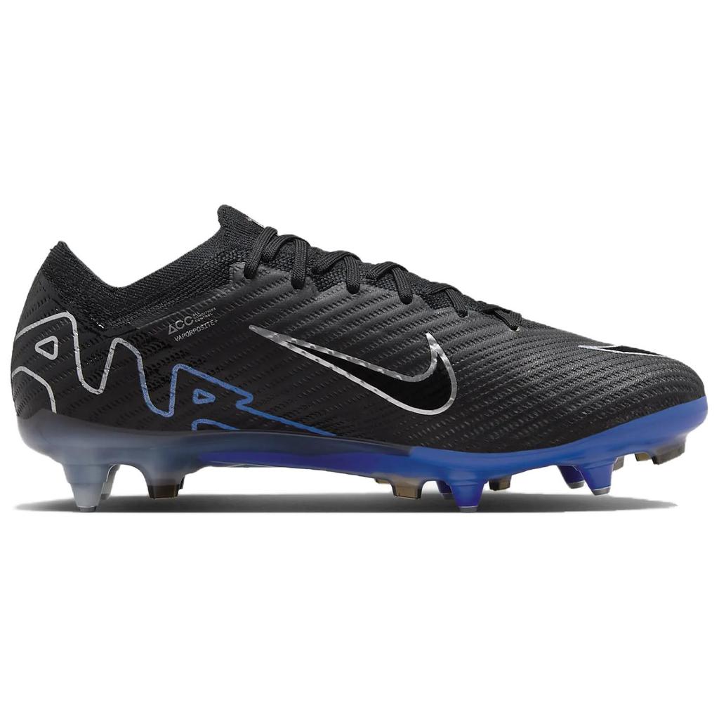 Nike Кроссовки унисекс Zoom Mercurial Vapor 15 Elite SG Pro AC Shadow Pack, черные, Hyper-Royal Chrome DJ5168-040