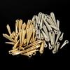 100/200Pcs Spike Plated Rhodium/Gold Plastic CCB Charm Pendant for DIY Jewelry Making