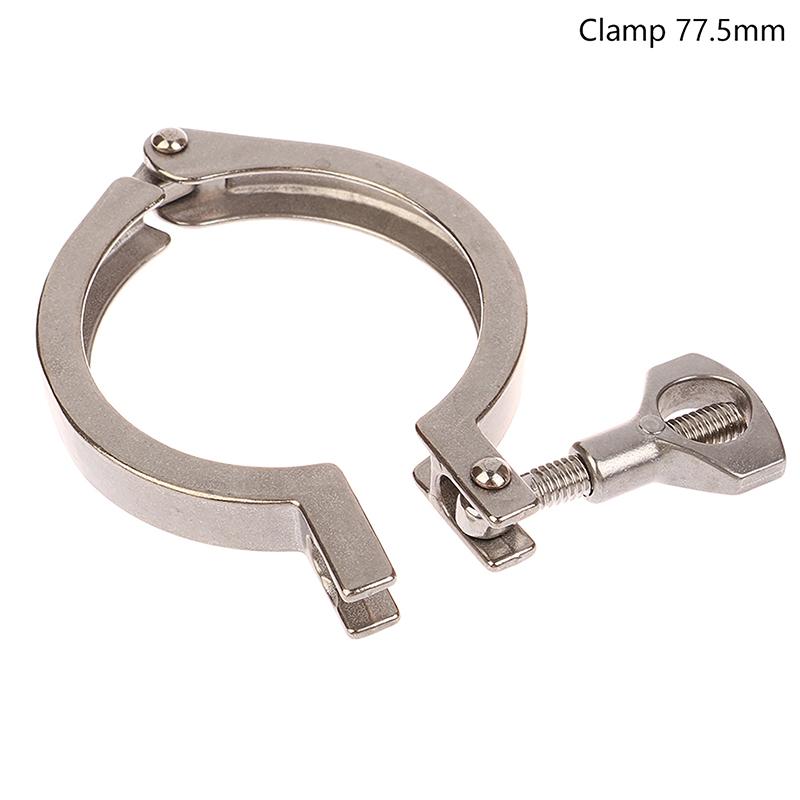 304 Precision Cast Sanitary Clamp Stainless Steel Quick Opening Pipe Clamp Quick Installation Clamp Set Quick Installation Clamp