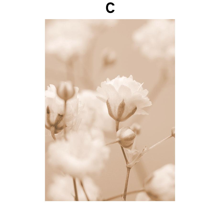 Бежевый пальмовый лист, жгучий цветок, тростник, постеры и принты, холст, живопись, скандинавские настенные художественные картины, гостиная, домашний декор