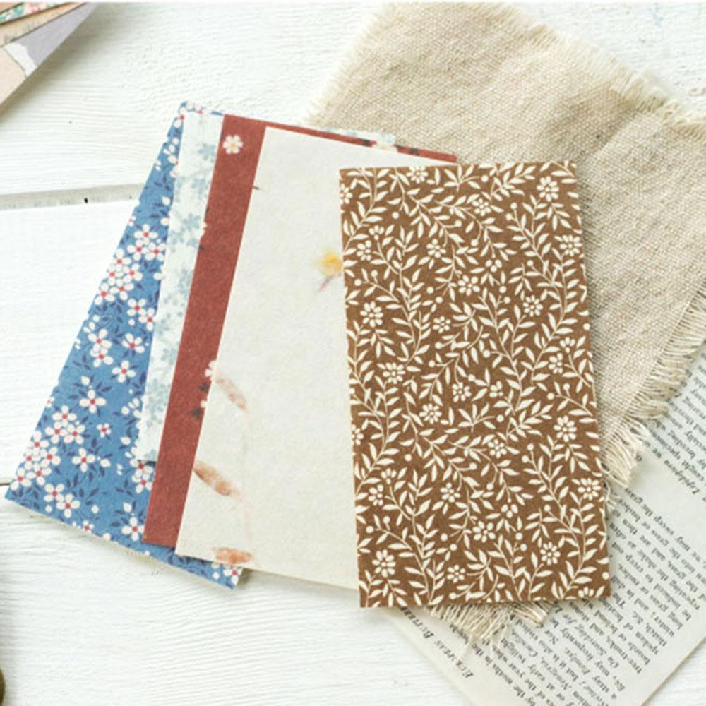 Journaling Background Collage Scrapbooking Card Scrapbook Material Paper Retro Floral Pattern