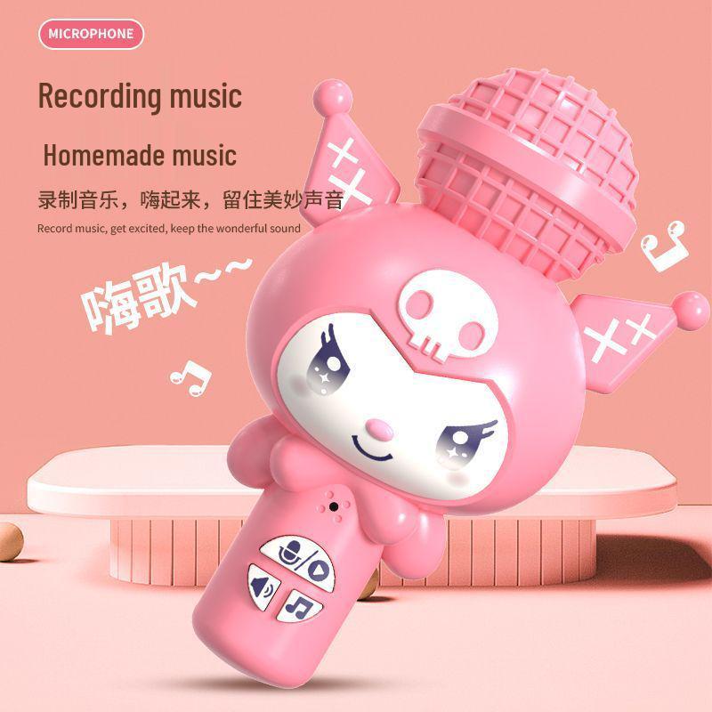 Sanrio Kuromi Mini Microphone & Loudspeaker Children's Recording Toy