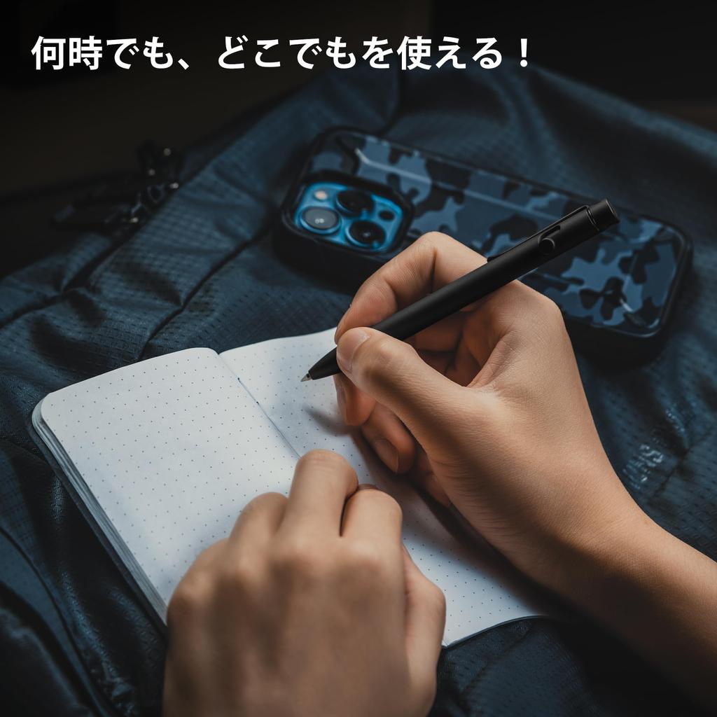 KeyUnity Шариковая ручка с болтовым затвором KP01BK с клипом Титановый сплав EDC Карманная ручка Выдвижная металлическая шариковая ручка для ежедневного ношения Полированная