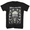 2025 Лето Новая Хлопковая Megadeth Megadeth Группа Хэви-метал Рок Панк Оверсайз Свободная Хлопковая Американская Майка Мужская и Женская Футболка