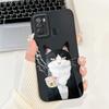 For Itel Vision 1 Pro / Vision 1 Case Stylish Painted Soft Silicone TPU Phone Back Cover For Vision1 1Pro Funda Coque