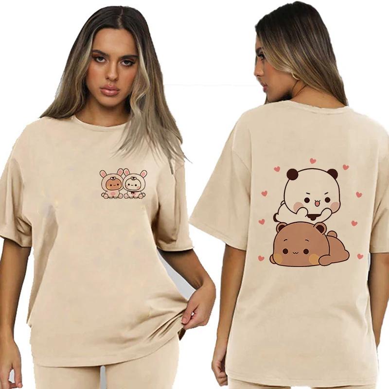 Bubu Dudu EU Size Tops Cute Manga Tee Shirt Women Men Funny Tshirt Graphic Casual T Shirt Y2k Streetwear Cartoon Gothic Clothes