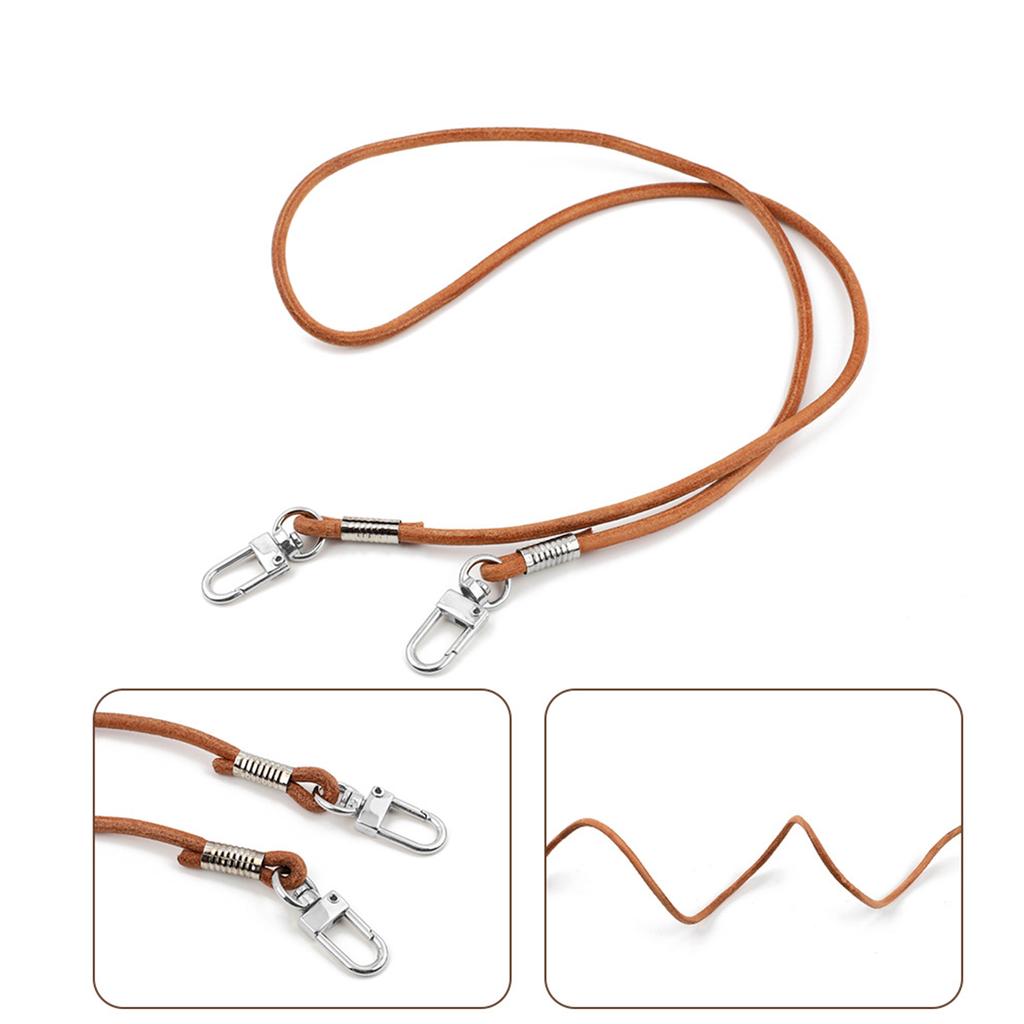 4 мм плечевой ремень 15/23/31/47 дюймов круглый ремень для сумки-ведра с пряжкой для женской сумки через плечо ремень для самостоятельного изготовления