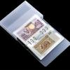 100Pcs Money Banknote Paper Money Album Page Collecting Holder Sleeves 3-slot Loose Leaf Sheet Album Protection
