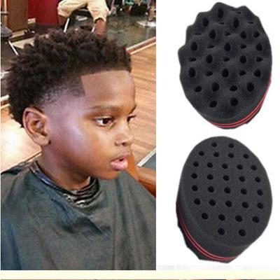 Для дредов Locs Curls Coil Tool Волна Парикмахерская щетка для волос Губка