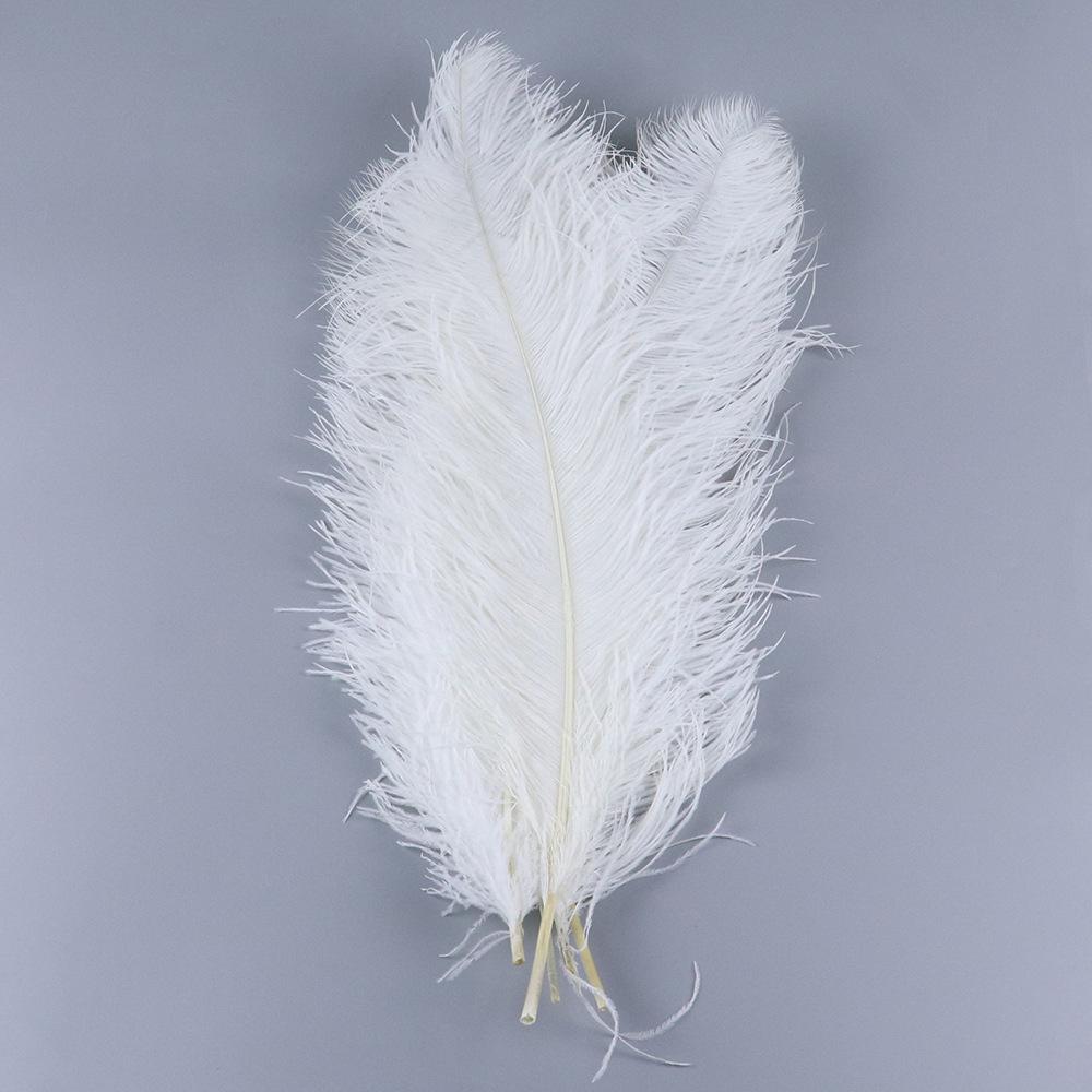 Страусиные перья 60-65 см Южноафриканские импортные перья Аксессуары для ювелирных изделий Модные популярные декоративные украшения Пух хлопок
