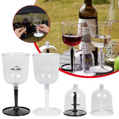 Складной бокал для вина из смолы, портативные съемные бокалы для шампанского, легкие, устойчивые к падениям, небьющиеся, для кемпинга на открытом воздухе