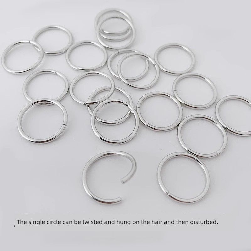 European and American Personalized Small Dreadlocks Trendy Braided Hair Headdress XINGX Cross DIY Pendant Hair Accessories Barrettes Ornament Women