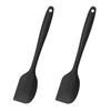 Jravezt Rubber Silicone Spatula Set of 2, Kitchen Utensils, One-Piece Molded, Baking Tools, Heat-Resistant, Silicone Spatula for Cooking, Baking, and