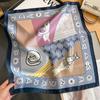 53 * 53cm Mulberry Silk Small Square Scarf Multifunctional Professional Fashion Decoration Silk Scarf For Spring And Autumn Warmth Shawl