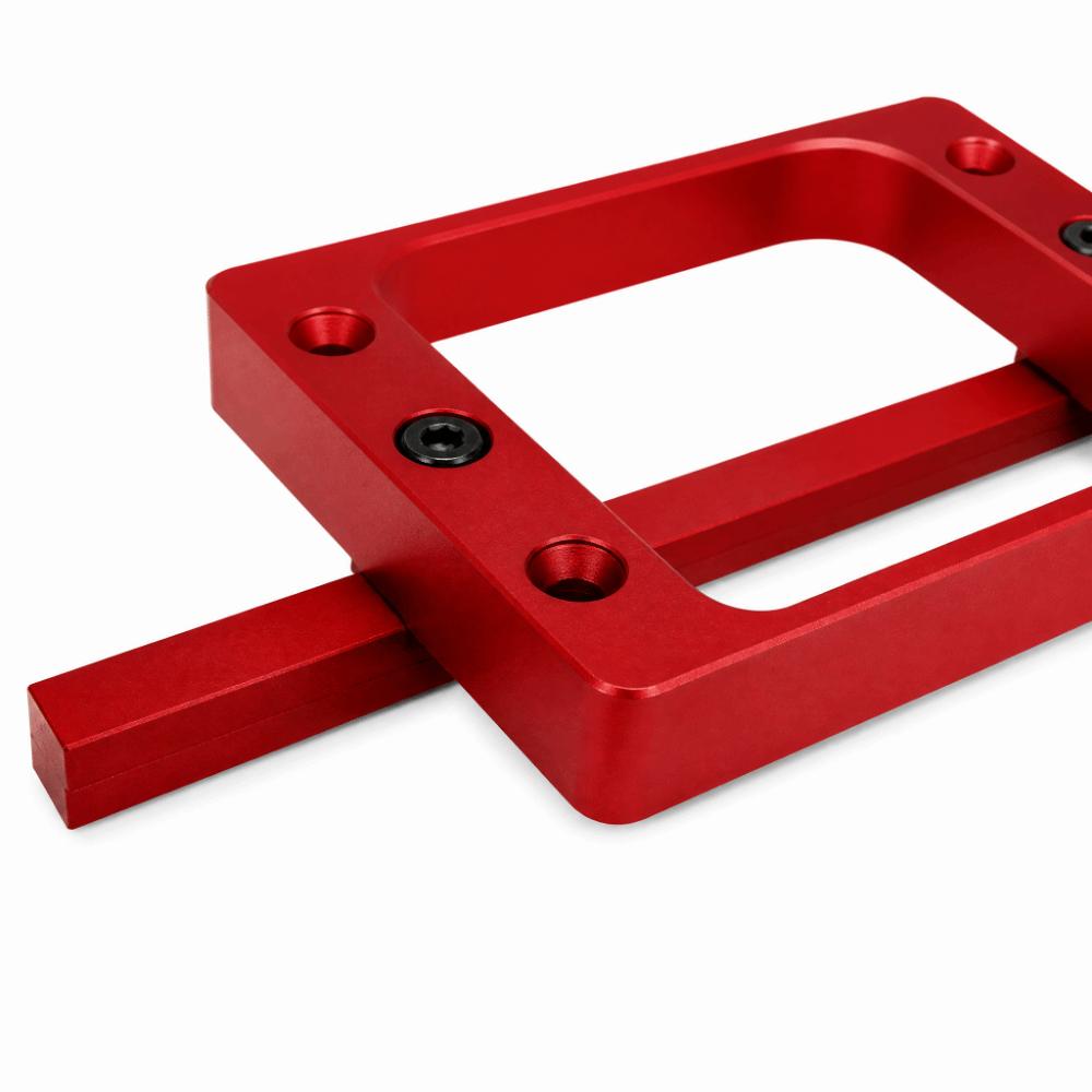 Drill Bit Included Door Hinge Jig Aluminum Alloy Hinge Template Hinge Mortise Template Woodworking