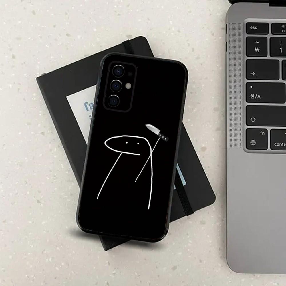 Смешной чехол для телефона с средним пальцем для Samsung S24,S21,S22,S23,S30,Ultra,S20,Plus,Fe,Lite,Note,10,9,5G Черный Мягкий чехол
