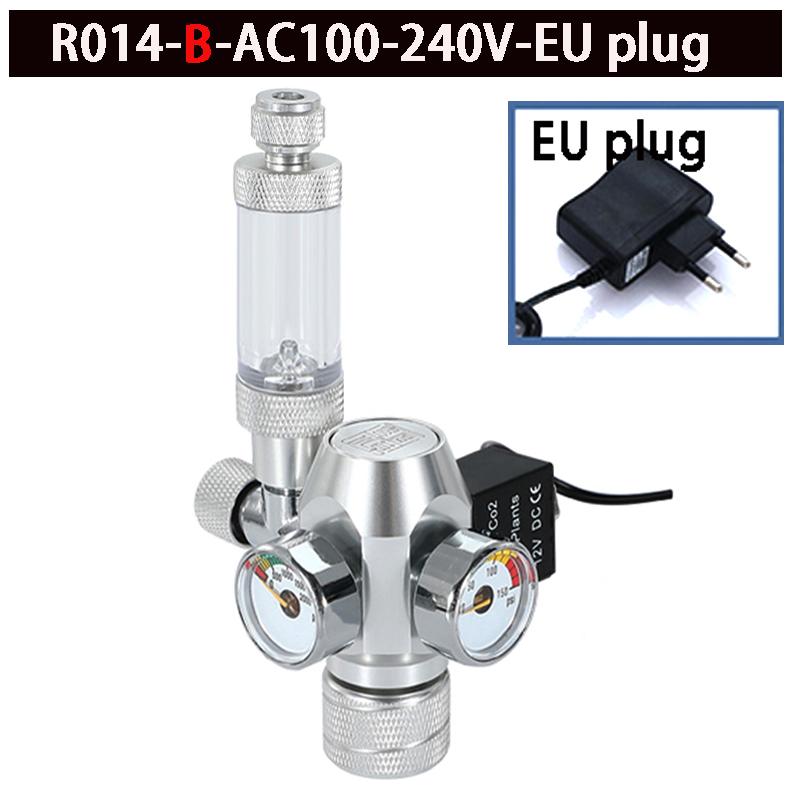 AC100-240V Аквариумный Регулятор CO2 Электромагнитный Клапан Счетчик Пузырьков Система Контроля CO2 Аквариум Редуктор Давления CO2