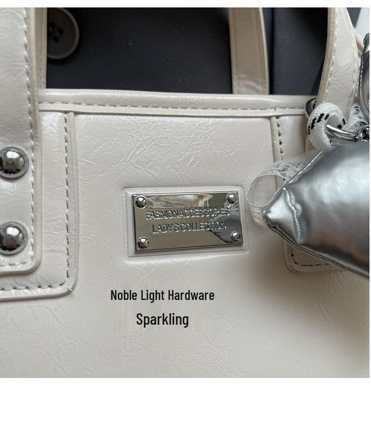 Модная сумка-корзина с бантом 2025 года - Высококачественная текстурированная сумка через плечо