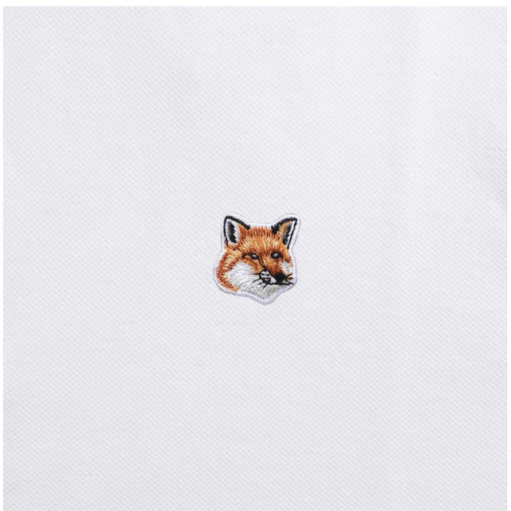 MaiSon KitSune Lm00208kj7002 P100 Fox Head Patch Polo Men S Short Sleeve Tee