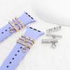 Metal Decorative Ring Bracelet Wristbelt Charms Watch Band Ornament for Iwatch Strap Accessories