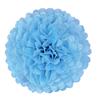 1pcs Set 7.8inch Blue Paper Paper Flowers Decorations For Birthday Party Hanging Flowers Pom Pom Paper Balls Pom Pom