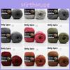 Hand Colorful Weaving Wool Yarn Knitting Handmade Scarves Warm Hat Supplie Craft