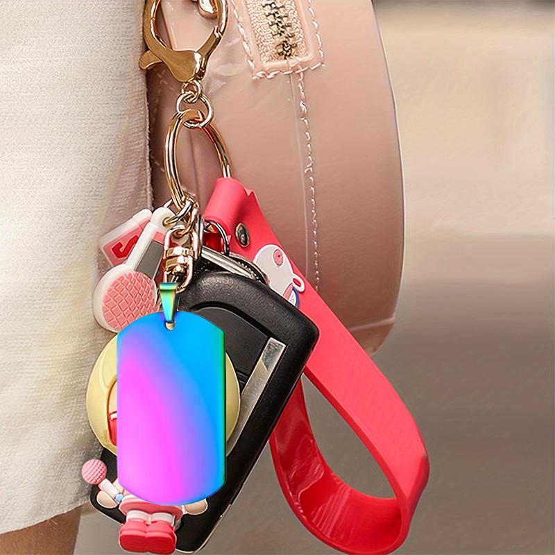 1Pc Simple Temperament Earring Jewelry Oval Shape Used For Making Necklace Stainless Steel Pendant Excellent Material Multicolor