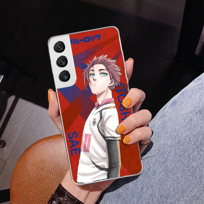 Hot Anime Blue Lock Phnoe Case for Samsung Galaxy S26 S25 Edge S23 S24 Ultra S22 Plus S21 S20 FE Unique Cover Soft Coque Galaxy