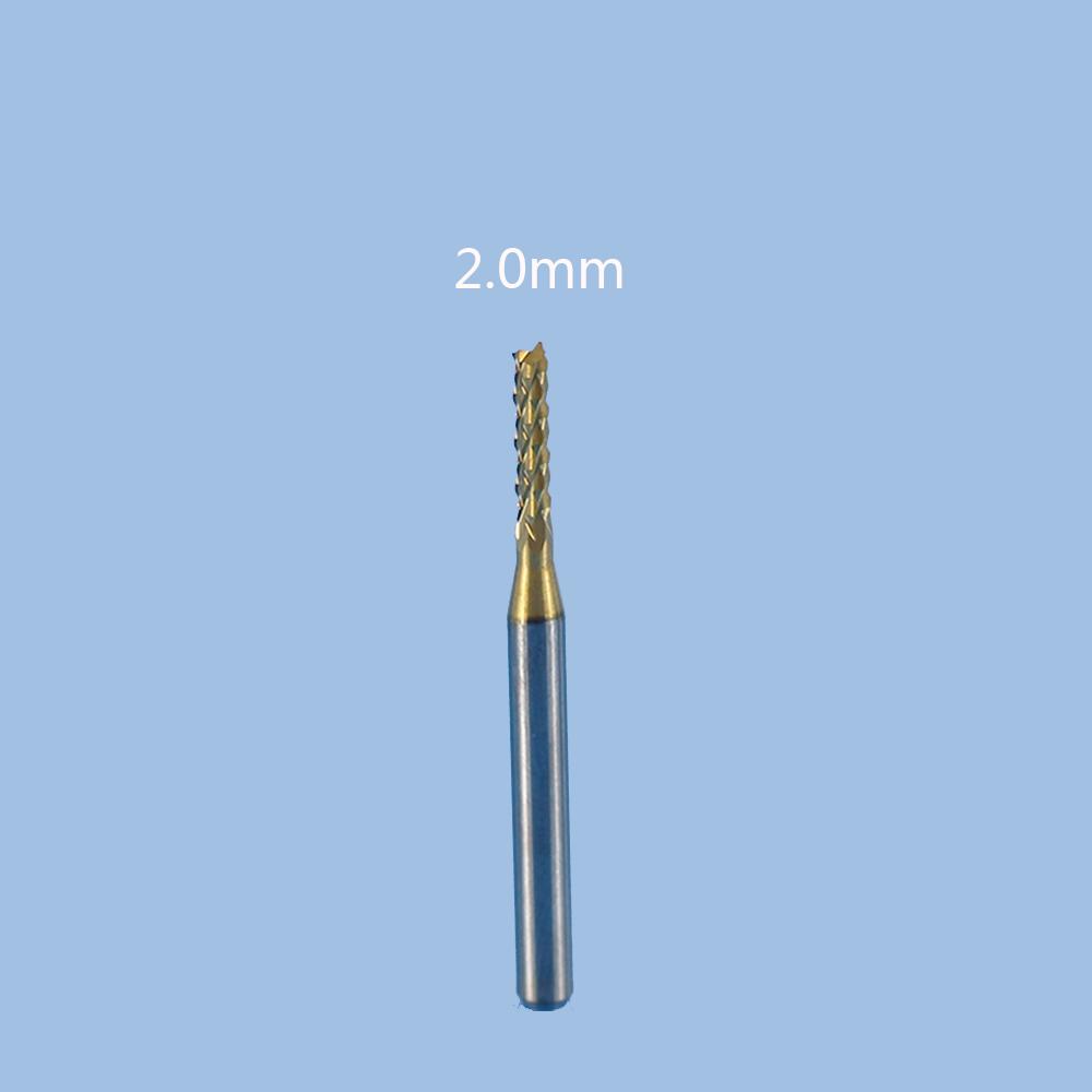 Carbide Engraving/Cutting Titanium Coated Shank Drill Bit Edge Cutter End Mill Milling Cutter