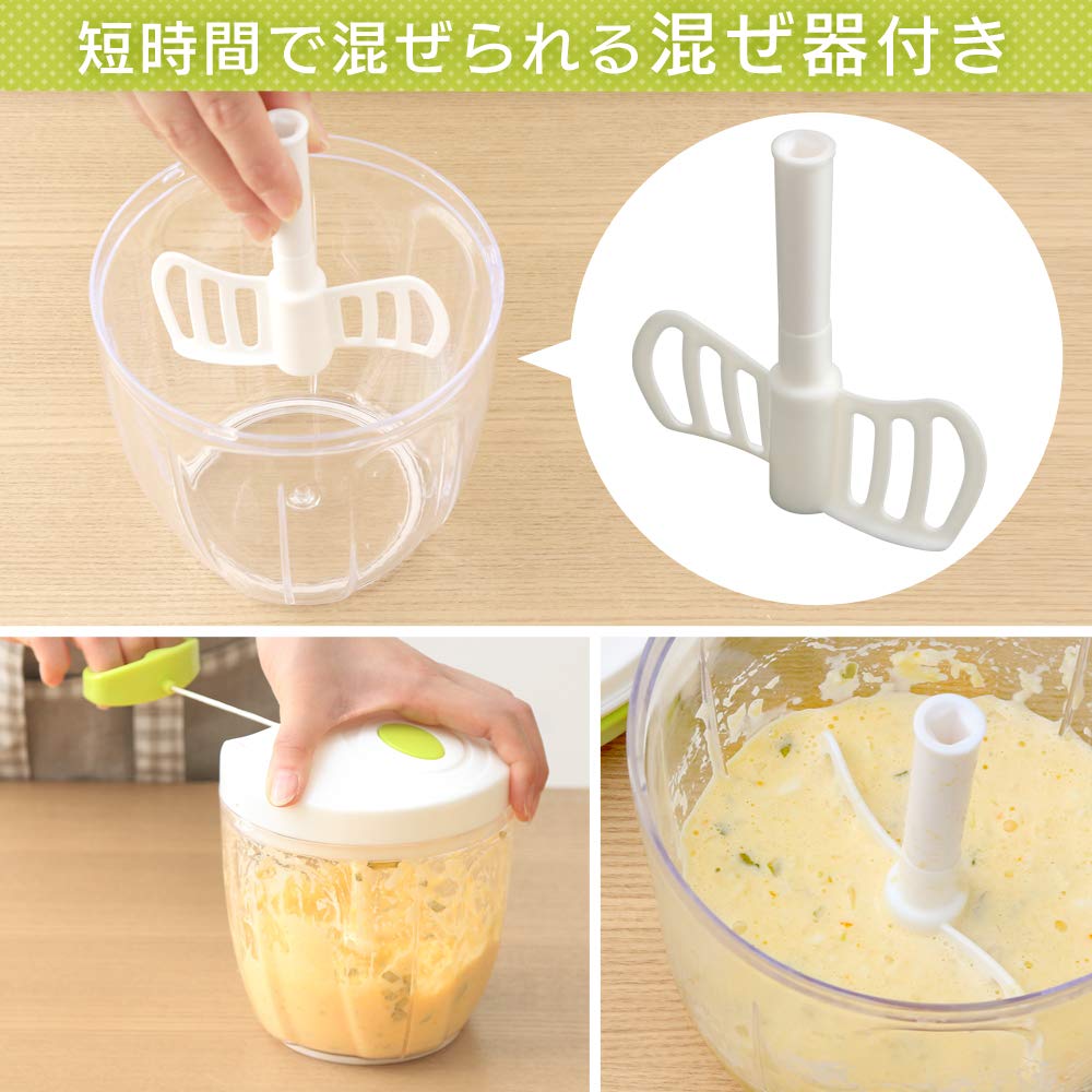 Iris Plaza Моющийся белый миксер Регулируйте тонкость по вашему Легко чистить Можно мыть продукты Мясорубка, 900 мл, крышка, Нож, в комплекте, как, вверх,