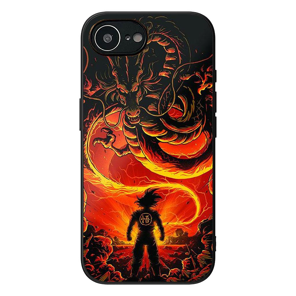 Wallpaper Dragon Goku Ball Z Phone Cover Case for Apple iPhone 16 15 14 Plus 13 12 Mini 17 Pro Max + ProMax 16E Air 16+ Casing